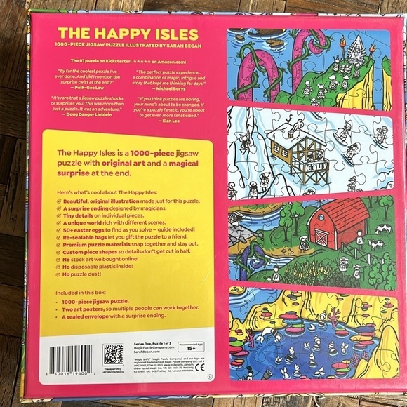 The Happy Isles Magic Puzzle Company 1000 Piece Jigsaw Puzzle NWT - Picture 5 of 9